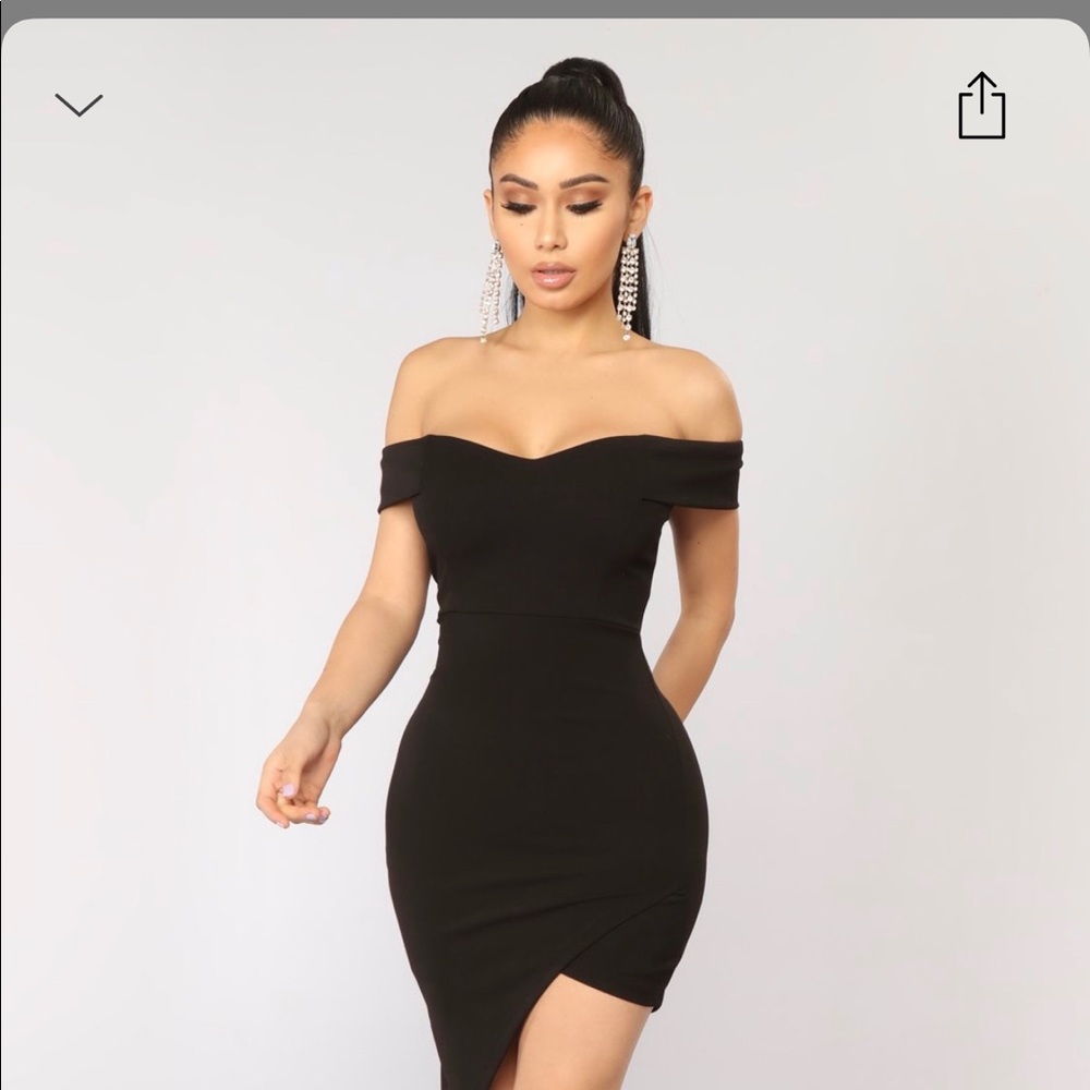 Fashion nova do or die black dress